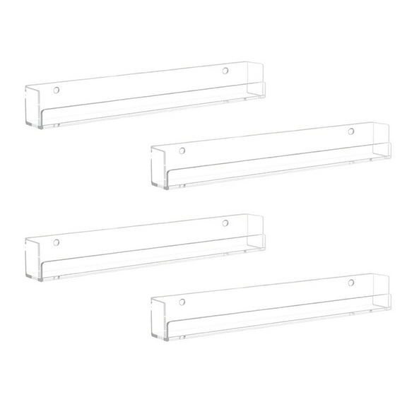 lanema Nail Polish Rack Wall Mounted Shelf Acrylic Organizer Display Stand for Home