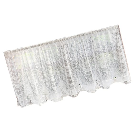 lanema Natural Polyester Fabric Sheer Panel for Openings Rod Pocket Easy Assembly