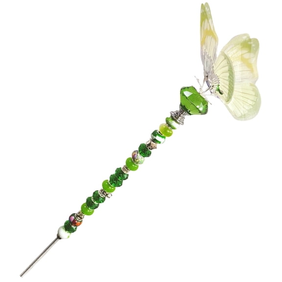 lanema Outdoor Ground Stake Craft Kits DIY Craft Project Sparkling Butterfly Fairies Wand Making Materials For Garden Yard Decors