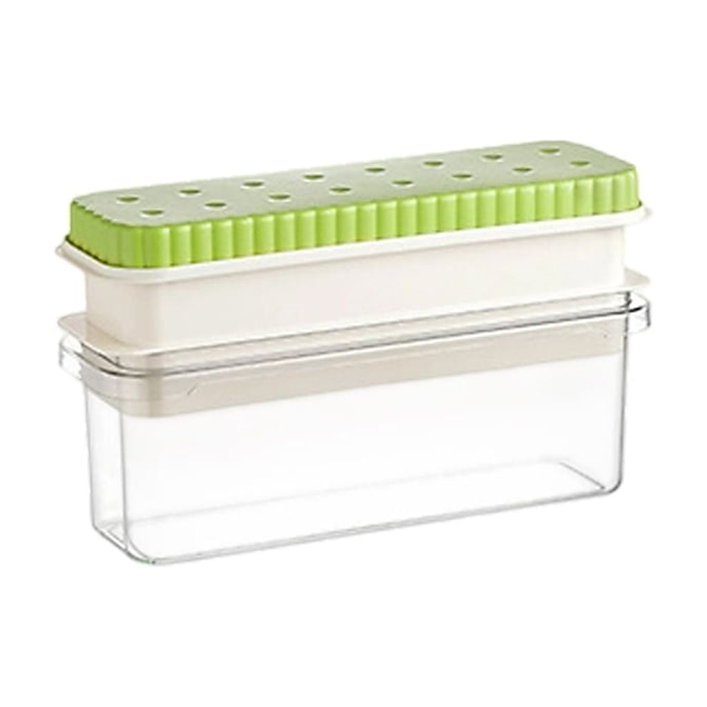 lanema Oversized Ice Ball Maker Space Saving Fridge Storage Container Plastic Ice Cubes Tray Molds For Home And Entertaining