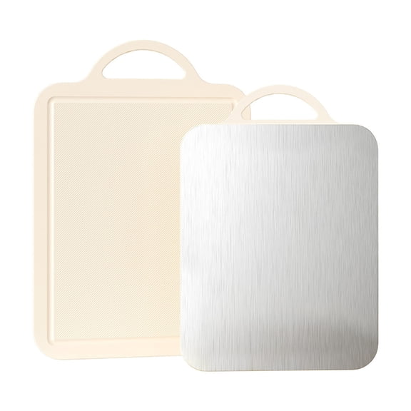 lanema PP Materials Cutting Board With Stainless Steel Composite Surfaces Chopping Board Kitchen Tool For Meat Vegetables