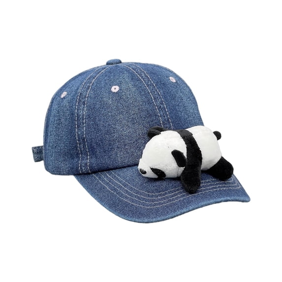 lanema Panda Decors Baseball Cap Spring Summer Teens Casual Sport Cap for Cycling Hiking Outdoor Visor Hat Multicolor
