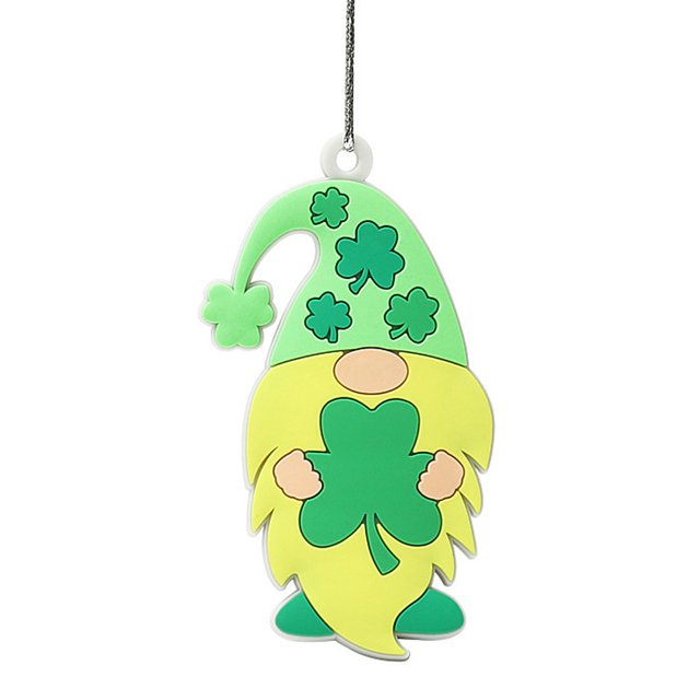 lanema Patrick's Day Tomte Gnome Decoration Lucky Clover Hanging