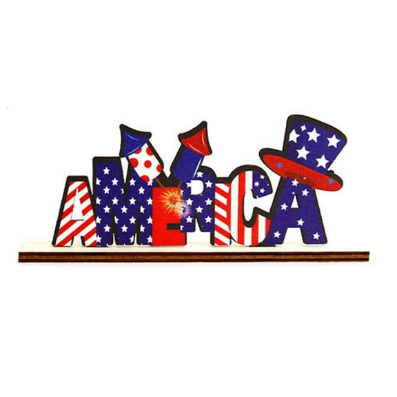 lanema Patriotic Table Decorations Freestanding Table Centerpieces for Independences Day Memorials Day Veterans Day