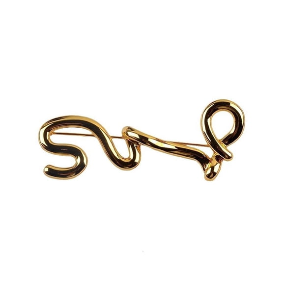 lanema Personalize Letter Brooch Pin To Highlight Your Distinctive Styles Suitable for Diverses Occasions and Sturdy Use