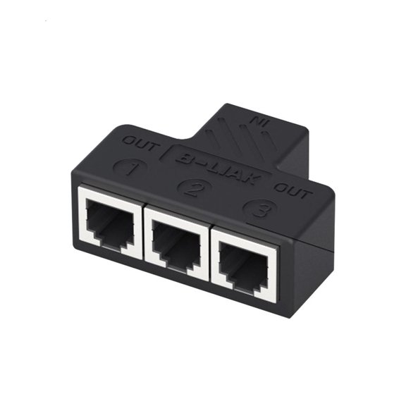 lanema 3 Way/4Way Phone Line Splitter Adapter Telephone Splitter Phone Jacks Splitter for Efficient Communication Good Effect