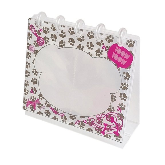 lanema Photocard Holder Stand Clear Trading Card Protectors Mini Calendar Photo Album Small Picture Frame Tabletop Display
