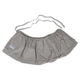 thumbnail image 1 of lanema Plaids Print Ruffled Mini Apron Skirt Double Layer Adjustable Waist Tie Skirt, 1 of 13
