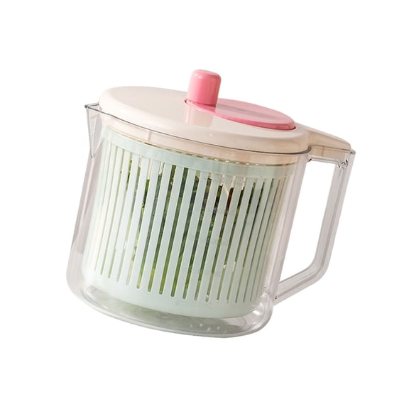 lanema Plastic Fruit Spinner Vegetable Dehydrator with Handle Kitchen Supplies