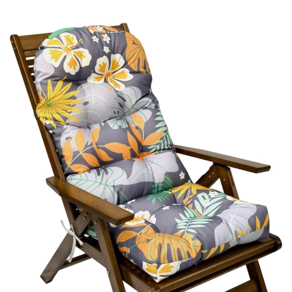 lanema Porch Yard Chair Pad 43.3 x 19.6 In, Outdoor High Back Layer ...