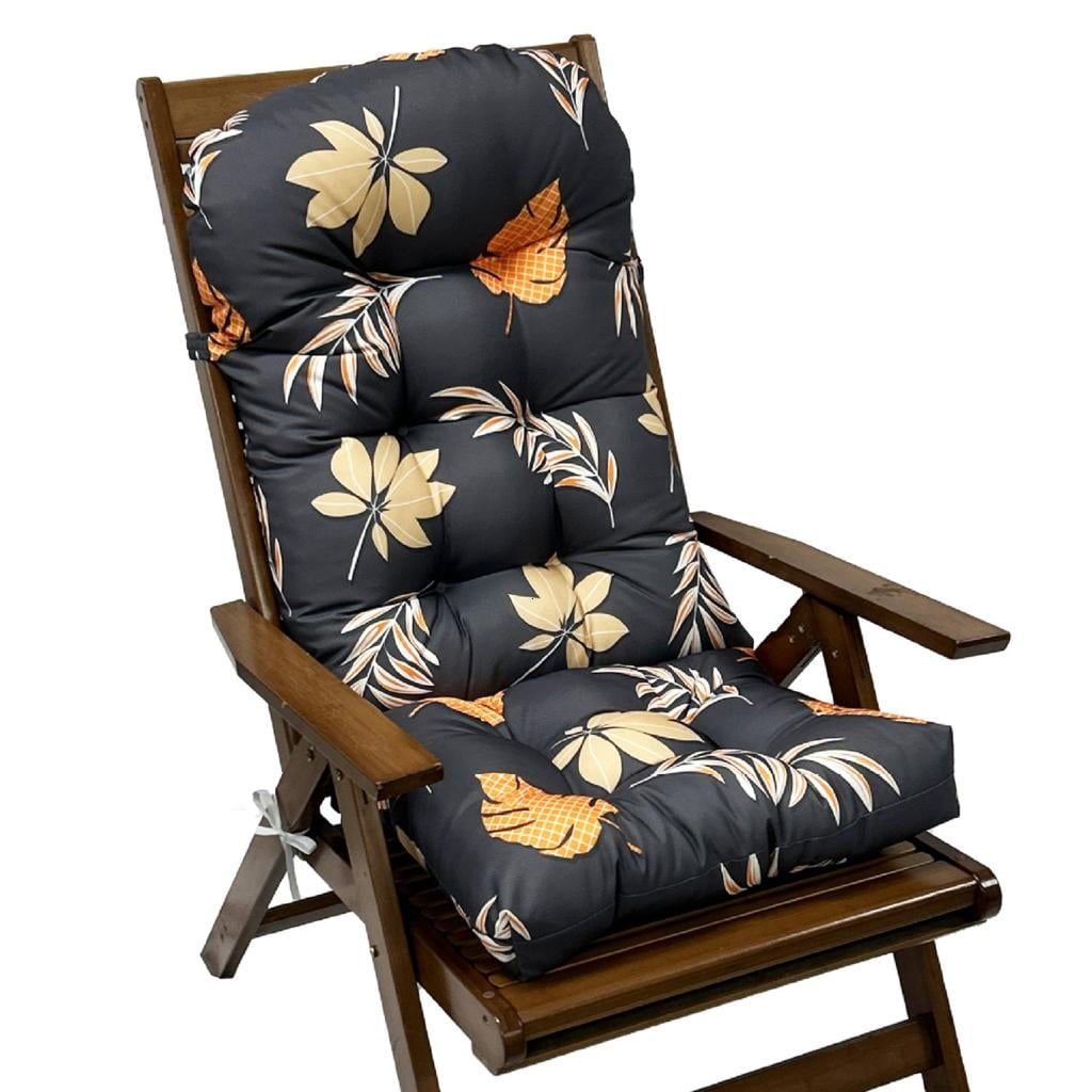 lanema Porch Yard Chair Pad 43.3 x 19.6 In, Outdoor High Back Layer ...
