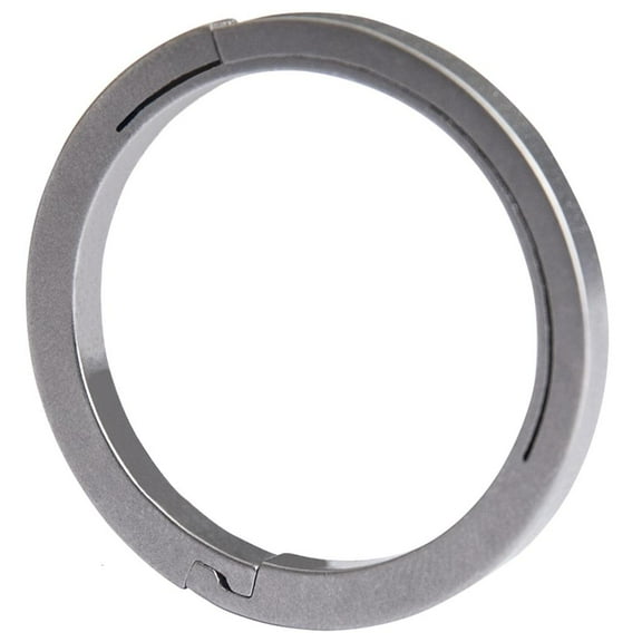 lanema Portable Flat Keychain Rings Split Side Pushing Key Rings Heavy Duty Key Rings for Carabiner Easy to Use