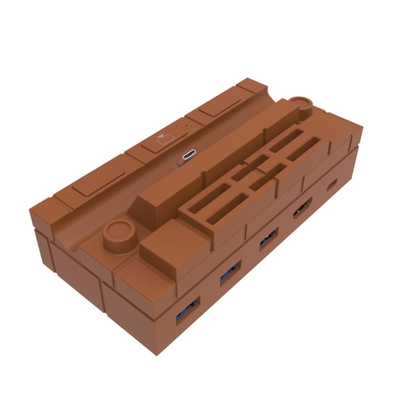 lanema Portable Mini HDMI-compatible Adapter Stand Support 1080P for Switch OLED/Switch