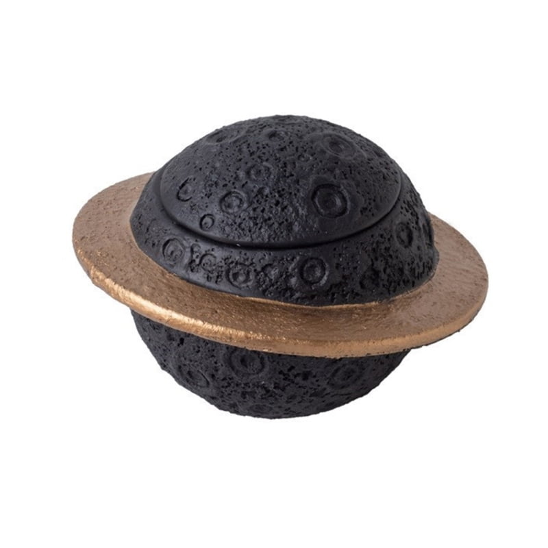 lanema Portland Cements Pet Cremation Urn Modern Planet Memorial Ashes Holder For Home Garden Backyard Tributes Display