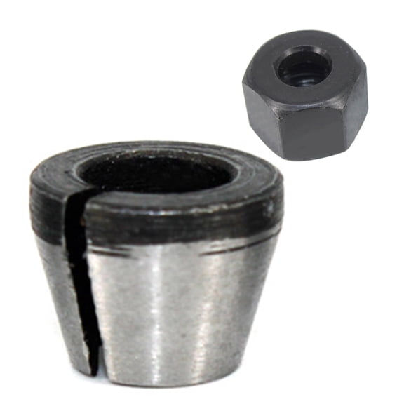 lanema Power Tool Accessories 6mm 6.35mm 8mm Collet Chuck Adapter With Nut Engraving