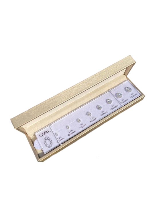 Practical Jewelry Store Tool Zirconia and Rings Size Chart Making Rings