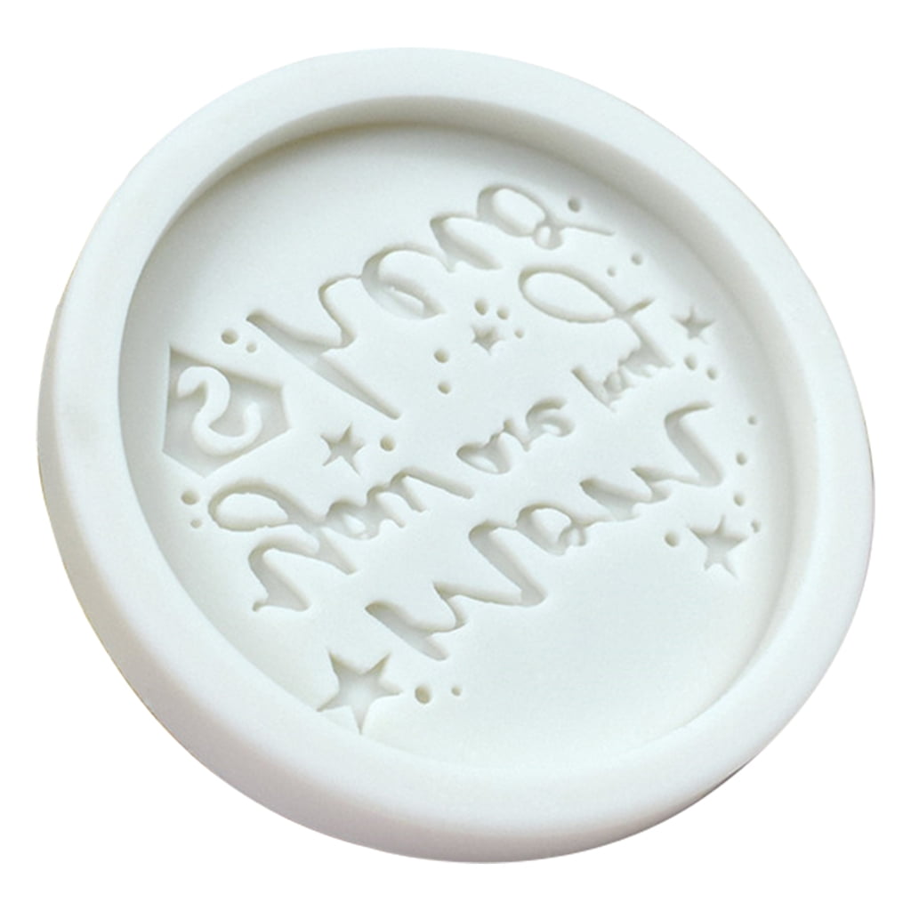 lanema Practical Letter Engraved Cake Decorations Stamp for DIY Craft