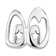 thumbnail image 1 of lanema Practical Sturdy Copper Plated Heart Shaped Grillzs Fashion Accessory for Comfortable Wear at Any Event Daily Use, 1 of 8