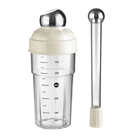 lanema Professional Grades 600ml Bartending Set Includes Cocktails Shakers And Mini Whisks For Coffee Shops And Home Pubs