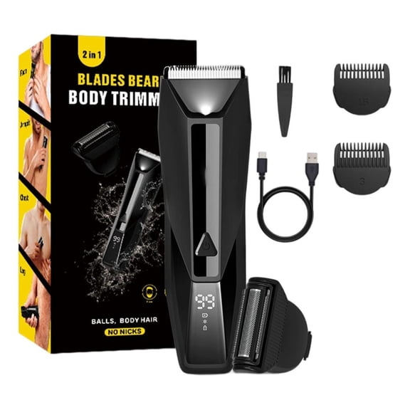 lanema Professional Groin Body Hair Trimmer Shaver for Men Body Grooming Shaver
