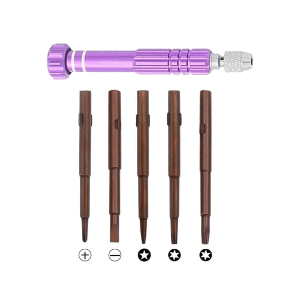 lanema Professional Miniature 5 in 1 Screwdriver Set for Electronics and Watch Repair