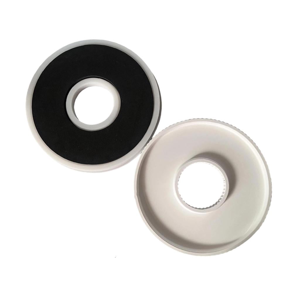 lanema Professional Silicone Craft Mold Round Striped Plate Mold Unique Textured Trays for Resin Art Concrete Casting