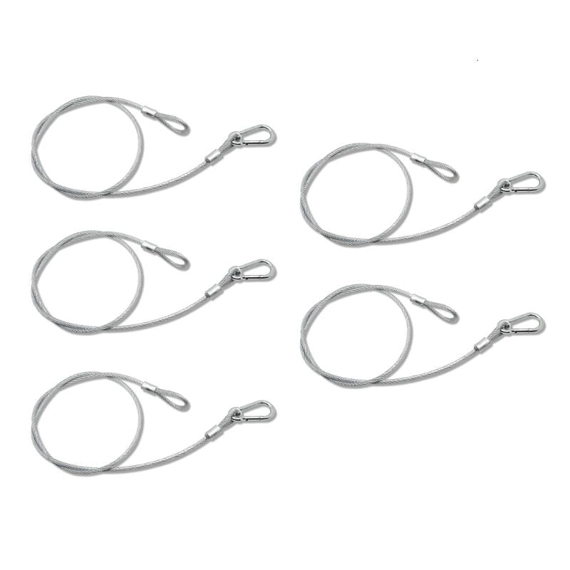 lanema Professional Stage Light Safety Cable 5PCS/10PCS for Par Lights and Moving Heads 20Kg Load Capacity