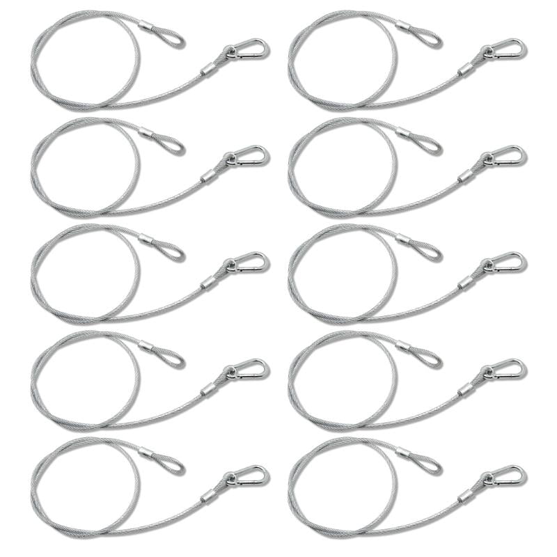 lanema Professional Stage Light Safety Cable 5PCS/10PCS for Par Lights and Moving Heads 20Kg Load Capacity