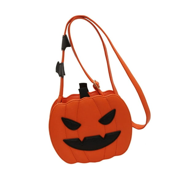 lanema Pumpkin Crossbody Bag For Women PU Handbag Shoulder Purse With Adjustable Strap