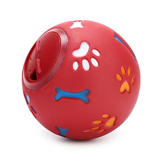 lanema Puppy Toy for Small & Large Dog Vinyls Leak Food Fillable Treat Ball Chew Toy Ball Shape