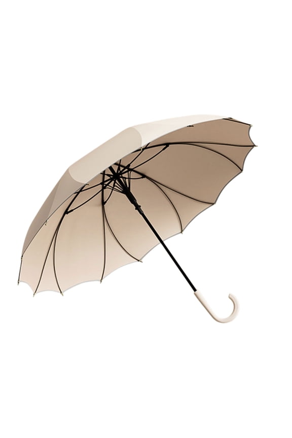 Rain Umbrella Automatic Open with Reflective Trim for Safe Night Walking and Durable Wind Resistant