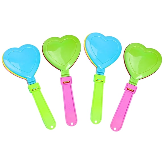 lanema Random Color Cheering Gadgets 4 Pack Durable PP Clapping Tools For Game Parades Portable Noise Generators Indoor Outdoors