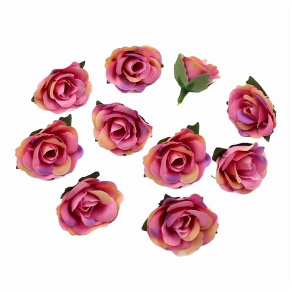 lanema Realistic Fabric Rose Buds For Handmade Accessories Home Decors Gift Box Included