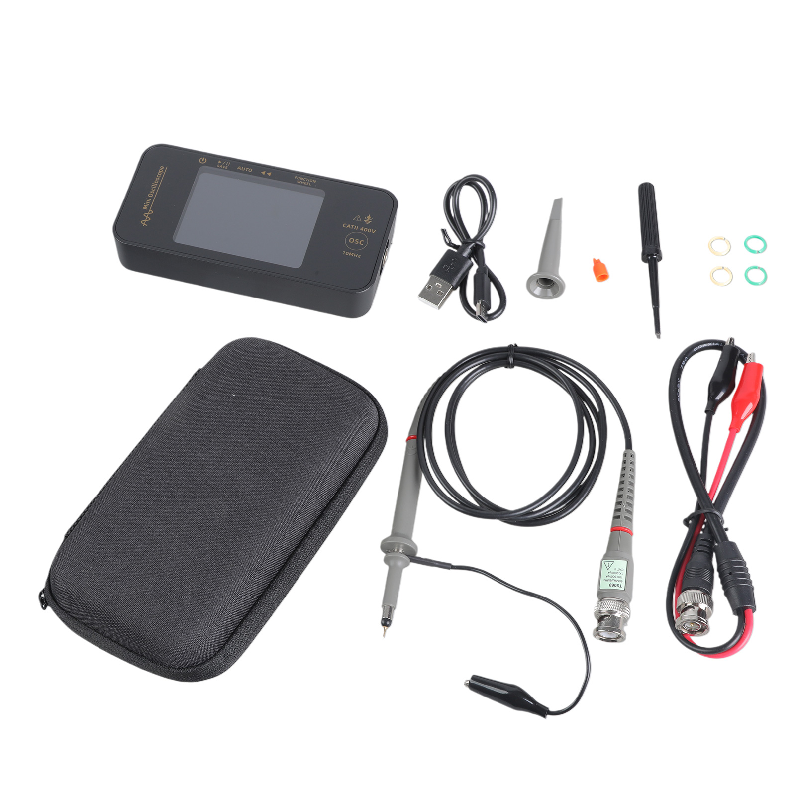 lanema Rechargeable Handheld Oscilloscope 10MHz Bandwidth for Sound Amplifiers Hobbyist
