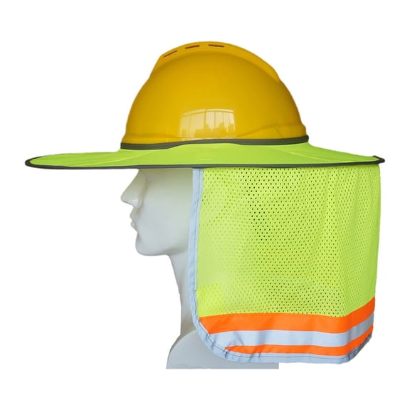 lanema Reflective Safety Hat Sunshade Sun Protection for Helmet For Men Women Kids
