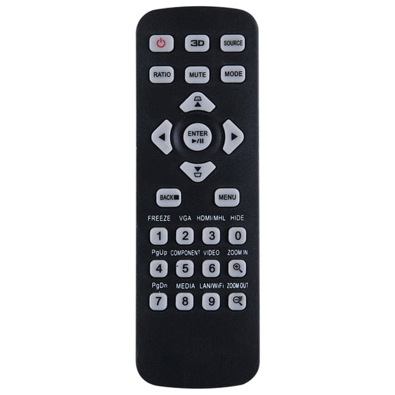 lanema Replaced Remote Control Fit for X1123H X118 X118AH X118H X1223H Projector T-2501 Remote Control Replacement Black