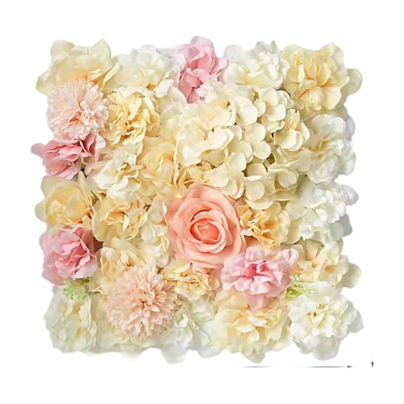 lanema Reusable Wedding Background Artificial Silk Flower Wall Panel Party Decoration
