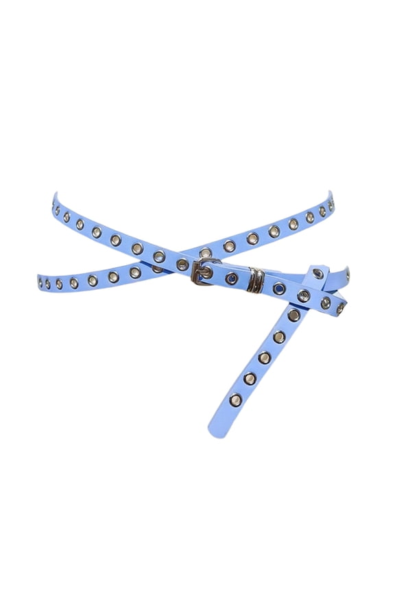 Revertible Tie Fastening Faux belt Flexible Double Cycle Waistband Plan