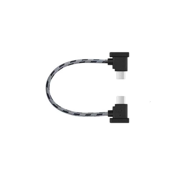 lanema Right Angled USB C to USB 5Pin Adapter Cable 90 Degree L Shape for Mini 2/Air 2 UAV Controllers and Smartphones