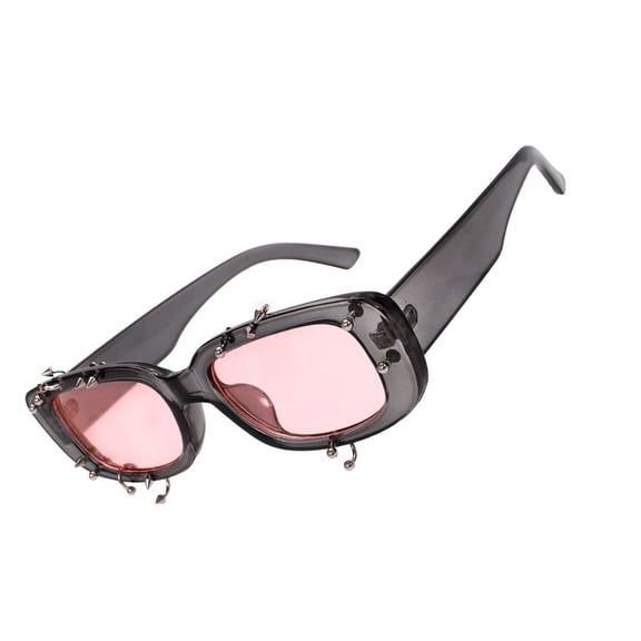 lanema Rivet Studded Sunglasses Polarized Lens Unisex Eyewear UV400 Protections Glasses