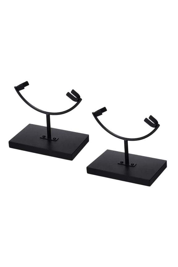 Rock Display Stand with Base Metal Arm Display Stand Easel Holder for Geode Mineral Agates Gemstones Fossils Plate