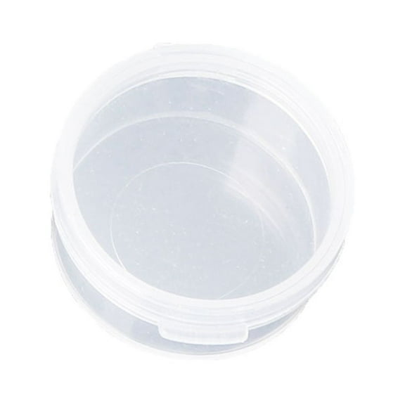 lanema Round Clear Plastic Containers Beads Crafts Jewelry Display Storage Boxes for Ca