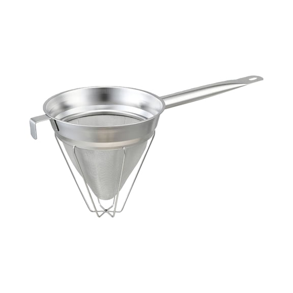 lanema Rustproof Kitchen Cooking Bouillon Strainer Fine Mesh Coned Filter Sieve with Handle For Oil Tea Leaf And Cocktails
