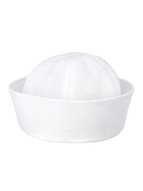 Sailors Ship Boat Captain White Military Hat Kids Navy Marine Cap