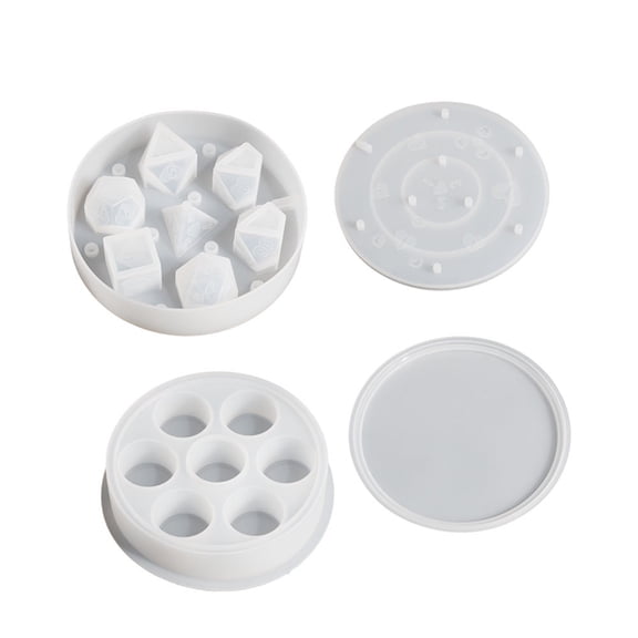 lanema Secure Storage Box Mould Dices Container Mold for Family Gatherings and Parties