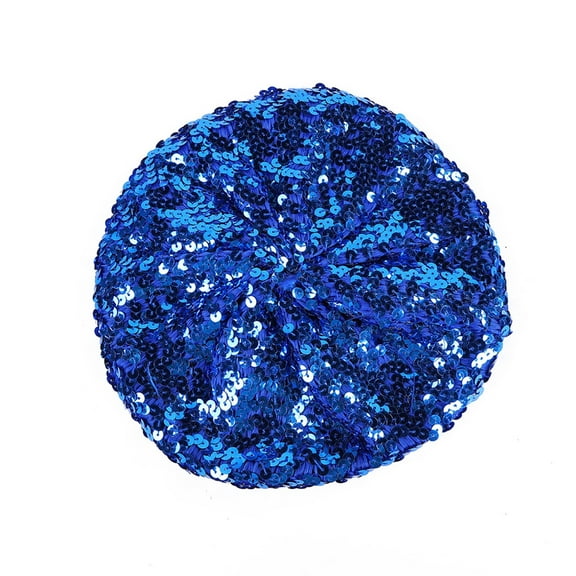 lanema Sequins-studded Beret Hat Bejeweled Disco Hat for Girl Boys Beret Hat for Masquerade Carnivals Music Festival Halloween