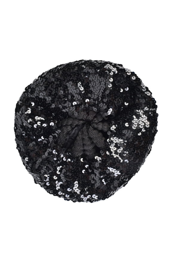 Sequins-studded Beret Hat Bejeweled Disco Hat for Girl Boys Beret Hat for Masquerade Carnivals Music Festival Halloween