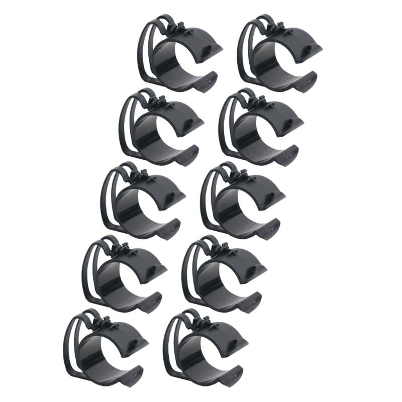 lanema Set Of 10 Pipe Cable Clips For Efficient Cable Management In Stage And Event Setting Lightweighted Cable Clamps