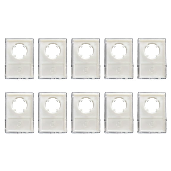 lanema Set of 10 Plastic Stackable Open Front Coin Holder Boxes Perfect for Collectors