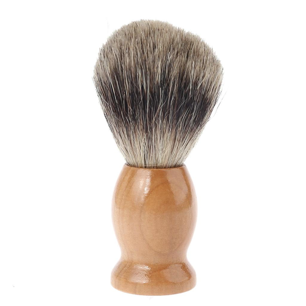lanema Shaving for Brush Badger Hair Wood Handle Men Shave Beard Barber Tool